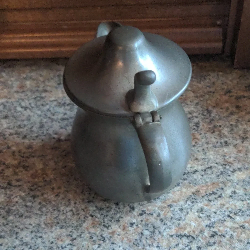 Vintage Pewter Creamer- Set of 2 Different Creamer Pitchers Woodbury Pewterers